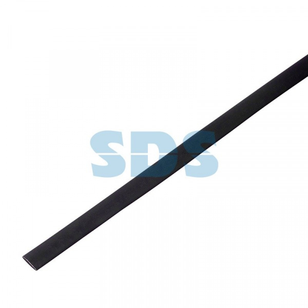 (55-1006) Термоусадочная трубка 10/5,0 мм, черная, упаковка 50 шт. по 1 м PROconnect