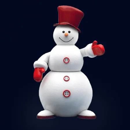 (501-666) Декоративная объемная фигура Снеговик-1 200 см (цвет на выбор)