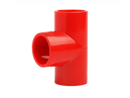 (49325-10) Тройник для аспирационной системы D25мм, АБС, цвет красный Экопласт