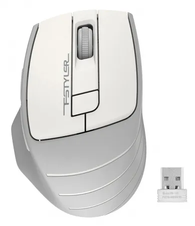 Мышь A4TECH Fstyler FG30S, беспроводная, USB, серый