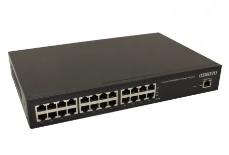Midspan-12/180RGM Управляемый PoE-инжектор Gigabit Ethernet на 12 портов