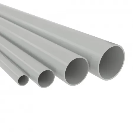 (63916R) Труба ПВХ жёсткая гладкая д.16мм, лёгкая, 3м, цвет серый (розница)