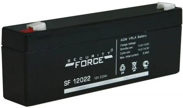 SF 12022 Герметизированный VRLA cвинцово-кислотный аккумулятор